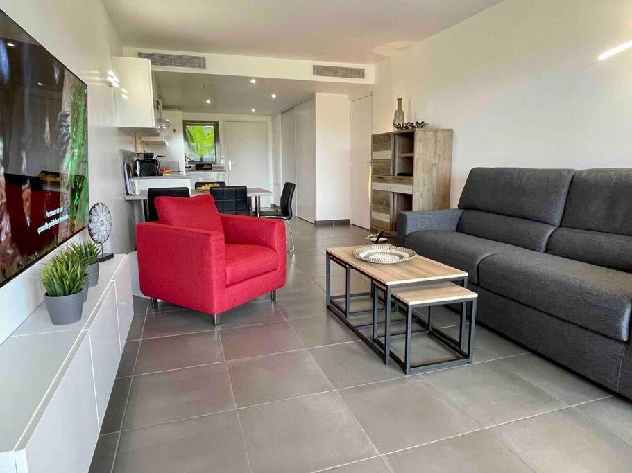 Superbe Appartement, Piscine, Vue Mer Et Montagnes أنتيب المظهر الخارجي الصورة